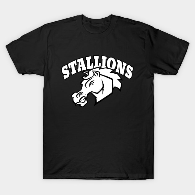 Stallions Mascot T-Shirt by Generic Mascots
